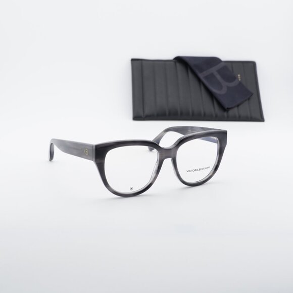 Victoria Beckham VB2674 036 Cat Eye Eyeglasses - Striped Grey 53mm main image 5